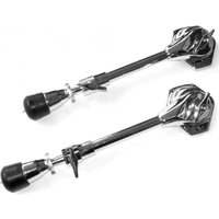 WorldMax Bass Drum Spurs Pair Chrome