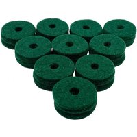 Ahead Green Wool Cymbal Felts 10 Pack