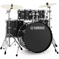 Yamaha Rydeen 20" Drum Kit w/Cymbals Black Glitter