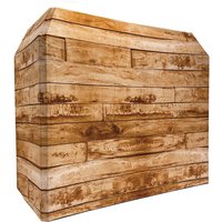 Equinox DJ Booth Lycra Wood Effect Design