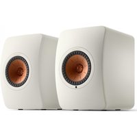 KEF LS50W Wireless II Bookshelf Speakers (Pair) Mineral White
