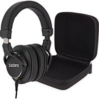 SubZero DJH-200 Professional DJ Headphones with Case