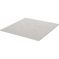 Equinox Quad Steel DecoTruss 500mm Base Plate Silver
