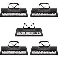 MK-1000 54-Key Portable Keyboard by Gear4music 5 Pack