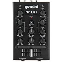 Gemini MM1BT 2 Channel Mini Mixer with Bluetooth