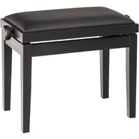 K&M 13910 Piano Bench Imitation Leather Matte Black
