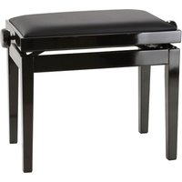 K&M 13970 Piano Bench Imitation Leather Gloss Black
