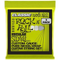 Ernie Ball 3251 Classic Regular Slinky 10-46 3 Pack