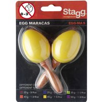 Stagg Plastic Egg Maracas Yellow