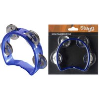 Stagg Plastic Mini Tambourine Blue