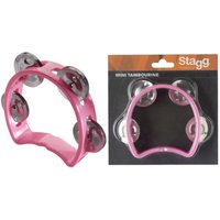 Stagg Plastic Mini Tambourine Pink
