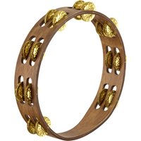 Meinl Vintage 2 Row Wood Tambourine Walnut Brown