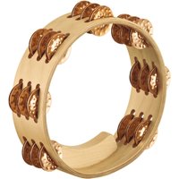 Meinl Artisan Edition Compact 8 Inch Tambourine 3 Rows Bronze Jingles