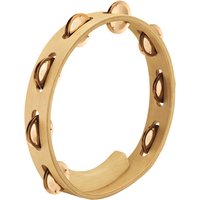 Meinl Artisan Edition Tambourine 1 Row Cymbal Bronze Jingles Maple
