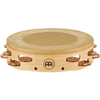 Meinl Headed Artisan Edition Tambourine 2 Rows Bronze Jingles Maple