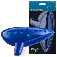 Stagg Plastic Ocarina Blue