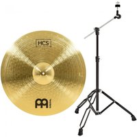 Meinl HCS 22 Ride Cymbal & Gear4music Boom Arm Stand Black
