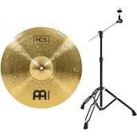 Meinl HCS 18 Crash Cymbal & Gear4music Boom Arm Stand Black