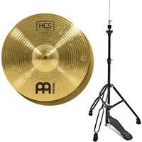 Meinl HCS 13 Hi Hat Cymbals & Gear4music Stand Black