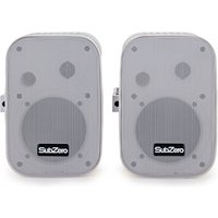 SubZero SZS-P5Y 5" Passive Background Wall Speakers White Pair