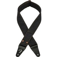 Fender x Wrangler Riveted Denim Strap Black
