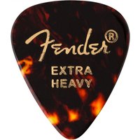 Fender Classic Picks Celluloid Tortoise Shell 351 Extra Heavy 12 Pack