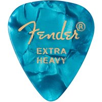 Fender 351 Shape Premium Picks Extra Heavy Ocean Turquoise 12 Pack