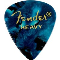 Fender Premium Celluloid 351 Picks Heavy Ocean Turquoise 12 Pack