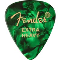 Fender 351 Shape Premium Picks Extra Heavy Green Moto Pack of 12