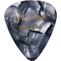 Fender Premium Celluloid 351 Shape Picks Medium Black Moto 12 Pack