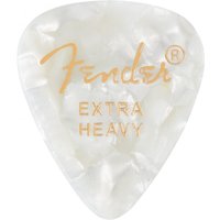 Fender 351 Shape Premium Picks Extra Heavy White Moto Pack of 12