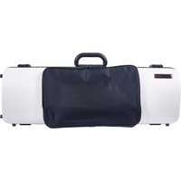 BAM 2011XL Hightech Oblong Violin Case with Pocket White