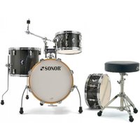 Sonor AQX 16 Jungle Shell Pack w/Free Throne Black Midnight Sparkle