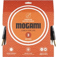 Mogami Premium-Instrumentenkabel (gerade Klinkenstecker) 3m