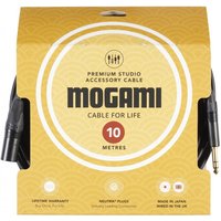 Mogami TRS Jack - XLRM Cable Neutrik Black and Gold Connectors 10m