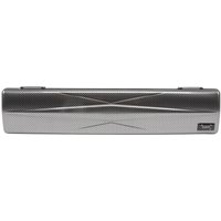 BAM 4019XL Hightech Slim Flute Case Silver Carbon