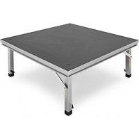 G4M Compact Stage Platform with Folding Adjustable Legs 1m x 1m