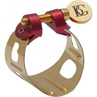 BG Soprano Saxophone Ligature Duo Metal Gold Lacquered