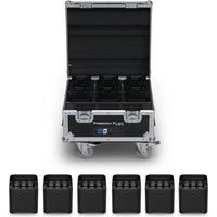 Chauvet DJ Freedom Flex H9 IP Uplighter Pack of 6 with Charging Case