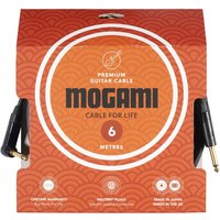 Mogami Premium Instrument Cable (Straight & Angled Jack) 6m