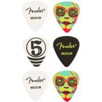 Fender John 5 351 Celluloid Picks 6 Pack