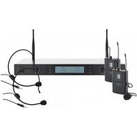 SubZero VOXLINK-2DL Duales digitales Funksystem mit Headsets und Lavalaliermikrofonen