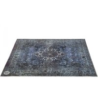 Drum N Base Vintage Persian Stage Rug Blue 130cm x 90cm