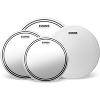 Evans EC2S Clear Tom Pack (12" 13" 16") & 14" HD Dry Snare