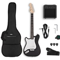 VISIONSTRING 3/4 Left Handed Electric Guitar Pack Black