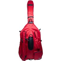 BAM PERF1102S Performance Double Bass Gigbag 7/8 Size Red