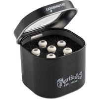 Martin 18APP0013 Luxe Bone with Pearl Bridge Pins 6 Pack