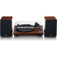Lenco LS-600 Turntable and Speaker Bundle with Bluetooth