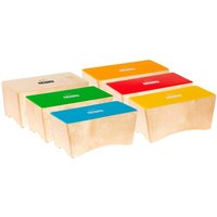 Nino by Meinl Classroom Bongo Cajon Group Rhythm Set 6 Piece