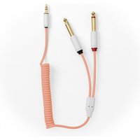 MyVolts Candycords 3.5mm to 6.35mm Mono Y-Cable - 40cm Sunset
